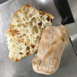 Advanced Level 2: Ciabatta with Biga in a Professional Electric Oven Online Bread Class