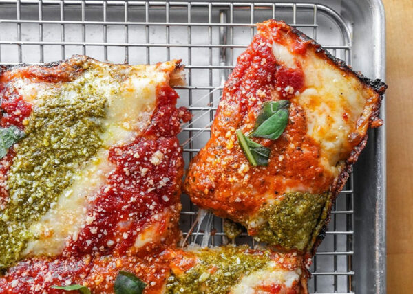 Detroit Style Online Pizza Making Class in a Home Gas Oven with Lee Hunzinger and Noel Brohner of Slow Rise Pizza