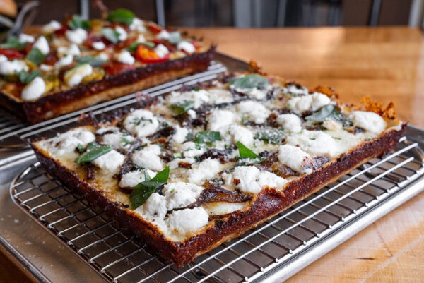 Detroit Style Online Pizza Making Class in a Home Gas Oven with Lee Hunzinger and Noel Brohner of Slow Rise Pizza