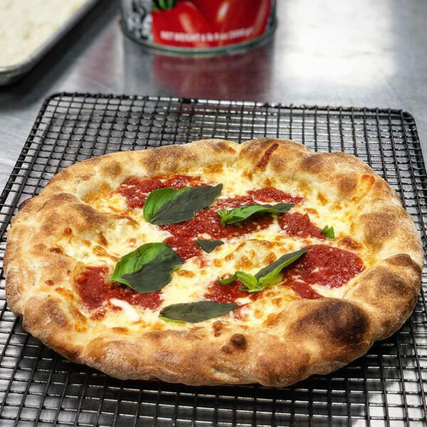 New York Pizza 2.0 with Poolish in a Home Gas Oven Online Pizza Class with Master Pizzaiolo Michele D'Amelio and Noel Brohner of Slow Rise Pizza