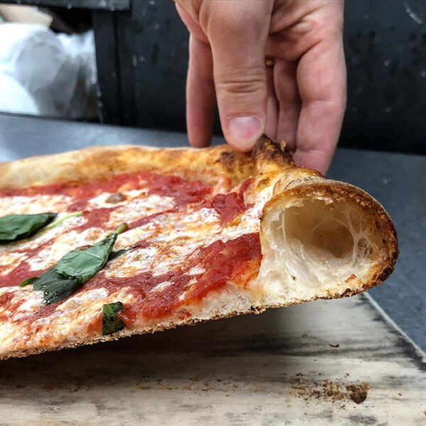 New York Pizza 2.0 with Poolish in a Home Gas Oven Online Pizza Class with Master Pizzaiolo Michele D'Amelio and Noel Brohner of Slow Rise Pizza